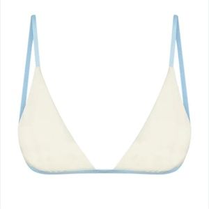 Monday Swimwear : Barbados Top : Ivory/Sea Mist : Swimsuit Top : NWT